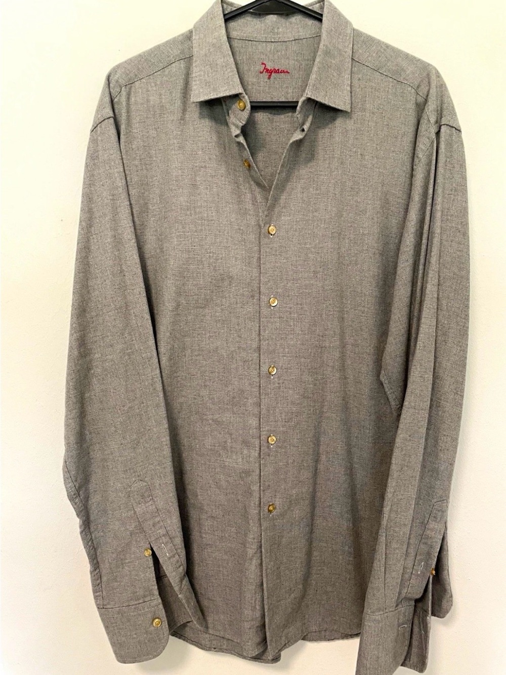 Ingram Men’s Gray Dress Button Up